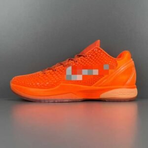 NKpt Zoom Kobe 6 Protro“Total Orange” Comfortable and versatile, slip-resistant and durable, low-top basketball shoes