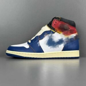 NKpt Union x  Air Retro High Og Nrg Leather shoes, comfortable, anti-slip, high-top, retro style, basketball shoes