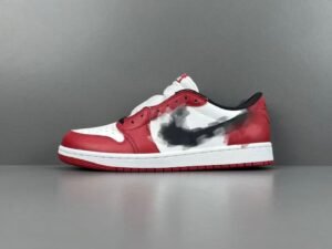 NKpt Low OG "Black Muslin Varsity Red