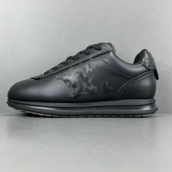 LVpt-x Nigo Collaboration FW25 | Buttersoft Cowhide & Lambskin | Pattern Embossing | Round-Toe Lace-Up | Low-Top Lifestyle Casual Shoes | Unisex